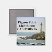 Pigeon Point Lighthouse, California Magnet (Voorkant / Achterkant)