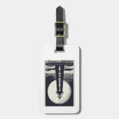 Pigeon Point Lighthouse California Moon Bagagelabel (Voorkant verticaal)