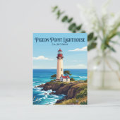 Pigeon Point Lighthouse Californië Briefkaart (Staand voorkant)