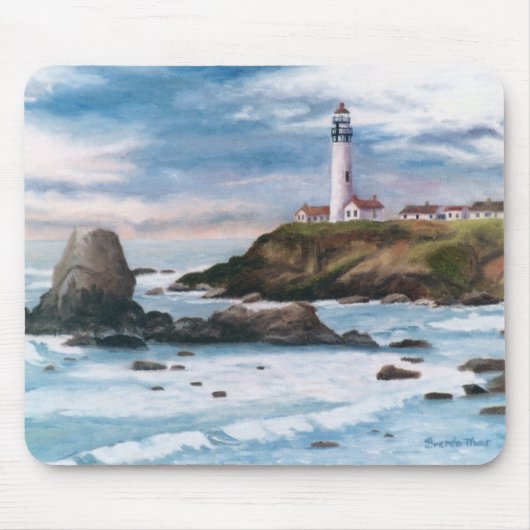 Pigeon Point Lighthouse Mousepad Muismat (Voorkant)