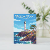 Pigeon Point Lighthouse VS Briefkaart (Staand voorkant)