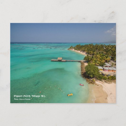 Pigeon Point Tobago Briefkaart (Voorkant)