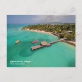 Pigeon Point Tobago met Glass Bottom Boats Briefkaart (Voorkant)