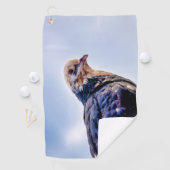 Pigeon Portrait Golfhanddoek (Insitu)