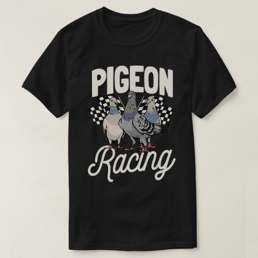 Pigeon Racdwatch Breeder Veterinarian T- T-shirt (Design voorkant)