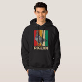 Pigeon Racing Birding Birdwatching Birdwatcher Ret Hoodie (Voorkant volledig)