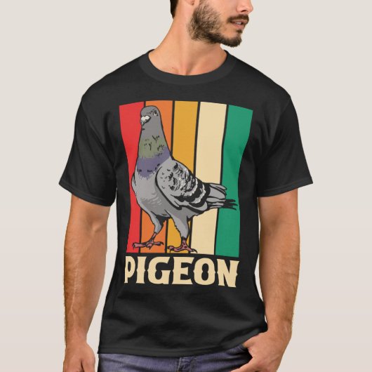 Pigeon Racing Birding Birdwatching Birdwatcher Ret T-shirt (Voorkant)