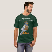 Pigeon Racing Gifts Mannen Grandpa Fathers Day T-shirt (Voorkant volledig)