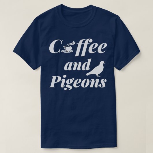 Pigeon Racing Lover Breeder Fancier Breeding Coffe T-shirt (Design voorkant)