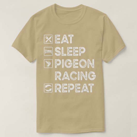 Pigeon Racing Pigeon Fancier Bird T-shirt (Design voorkant)
