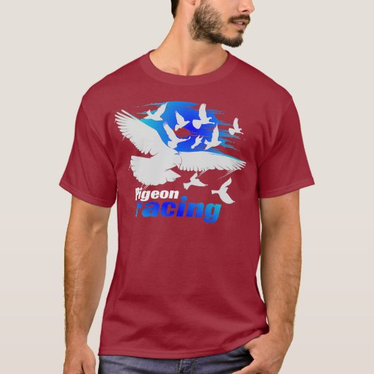 Pigeon Racing Shirt Classic Vogelracers Gift_7 (Voorkant)