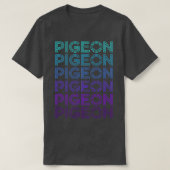 Pigeon Retro 7 T-shirt (Design voorkant)