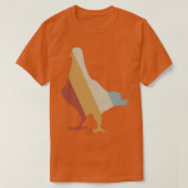 Pigeon Retro Style  5 T-shirt (Design voorkant)