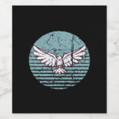 Pigeon Retro Wijn Etiket (Enkel label)