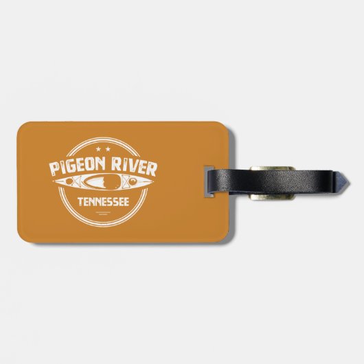 Pigeon River, Tennessee Bagagelabel (Achterkant horizontaal)