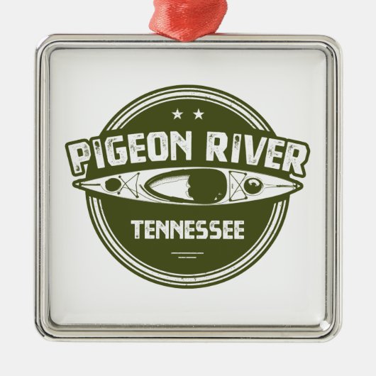 Pigeon River, Tennessee Metalen Ornament (Voorkant)
