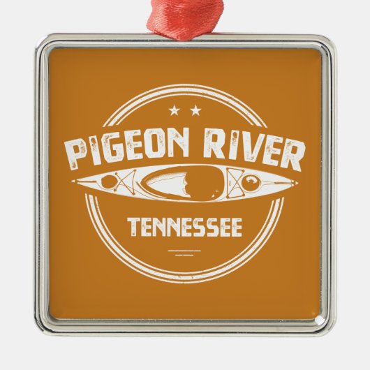 Pigeon River, Tennessee Metalen Ornament (Voorkant)