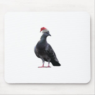 Pigeon Santa Hat Muismat