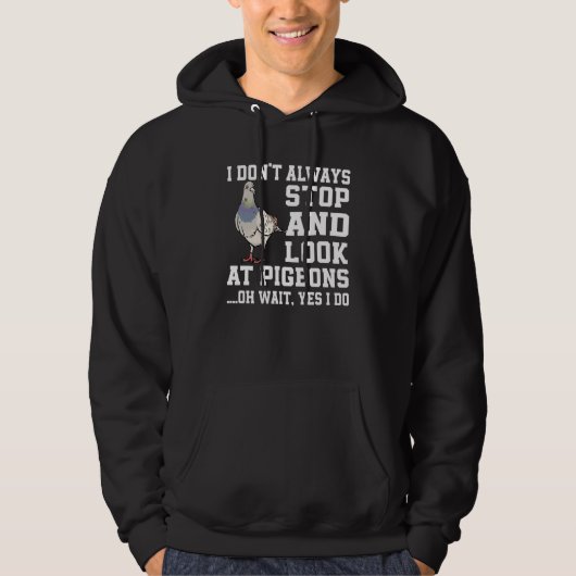 Pigeon   Saying Love Dove And Bird Hoodie (Voorkant)