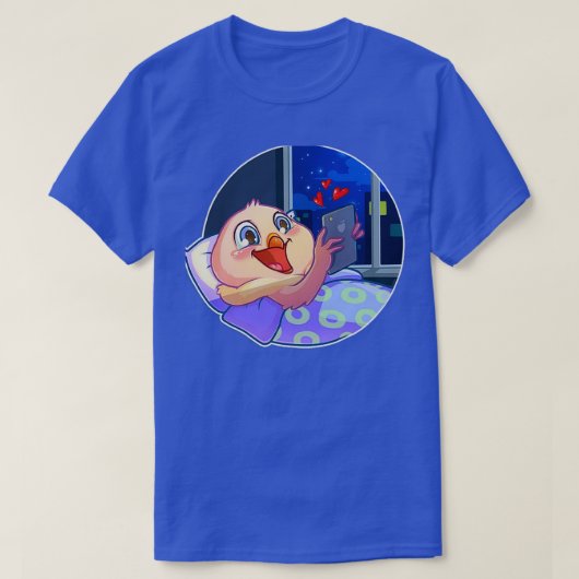 Pigeon Sleeping T-shirt (Design voorkant)