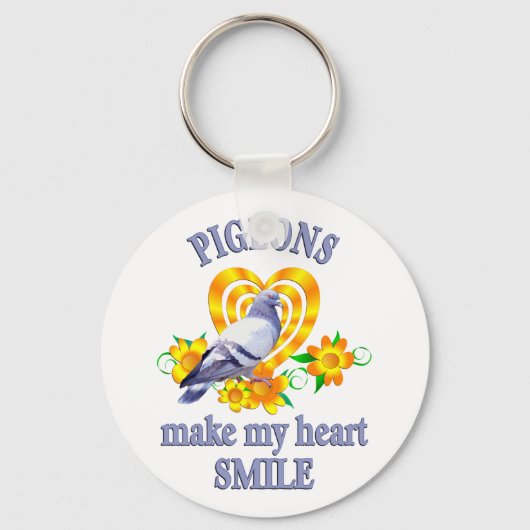 Pigeon Smile Sleutelhanger (Voorkant)