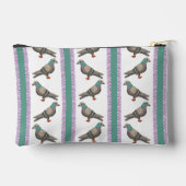 Pigeon Stripe Zipper Pouch Etui (Achterkant)