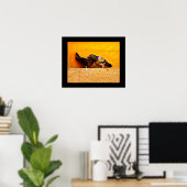 Pigeon Sweethearts Poster (Thuiskantoor)