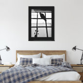 Pigeon Thoughts Canvas Afdruk (Insitu (Slaapkamer))