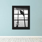 Pigeon Thoughts Canvas Afdruk (Insitu (Houten vloer))