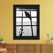 Pigeon Thoughts Canvas Afdruk (Insitu (Woonkamer))