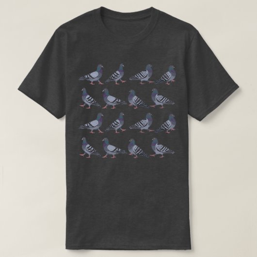 Pigeon Walk 2 T-shirt (Design voorkant)