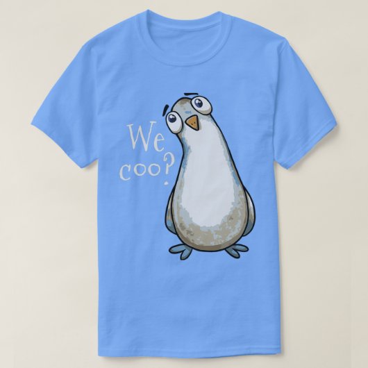Pigeon we Coo Funny Gift Pigeon Oseigenaars Lovers T-shirt (Design voorkant)