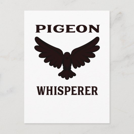 Pigeon Whisperer Briefkaart (Voorkant)