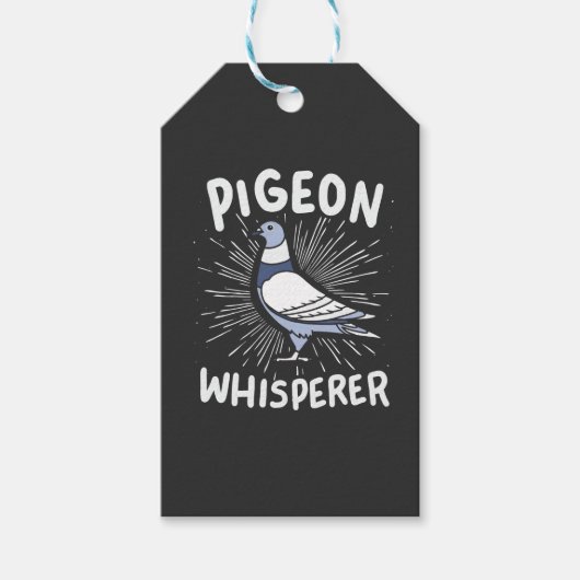 Pigeon Whisperer Cadeaulabel (Voorkant)