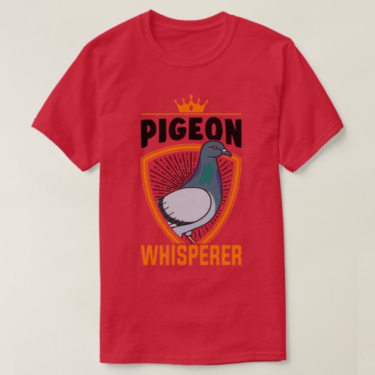 Pigeon Whisperer Fancier Carrier 2 T-shirt (Design voorkant)