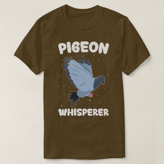 Pigeon Whisperer Funny Pigeon Owner Pigeon Keeper T-shirt (Design voorkant)