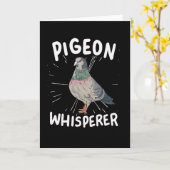 Pigeon Whisperer Kaart (Gele Bloem)