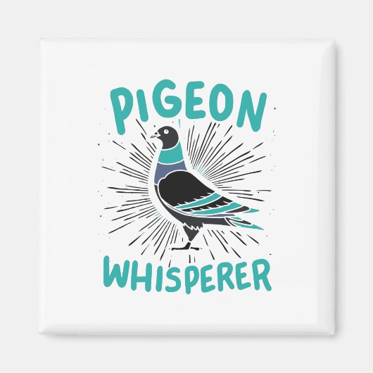 Pigeon Whisperer Magneet (Voorkant)