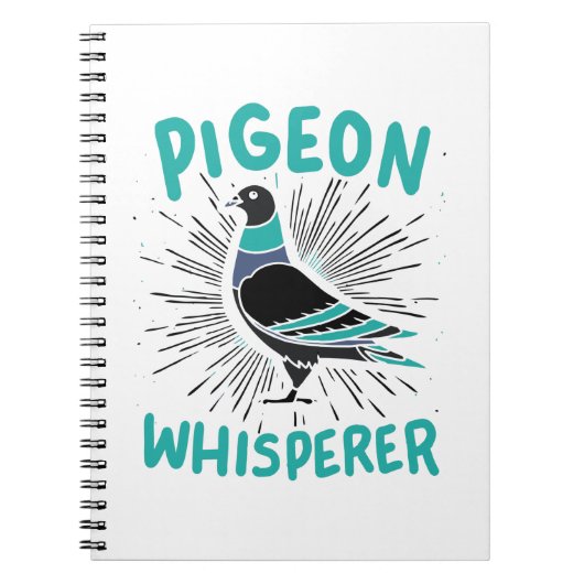Pigeon Whisperer Notitieboek (Voorkant)