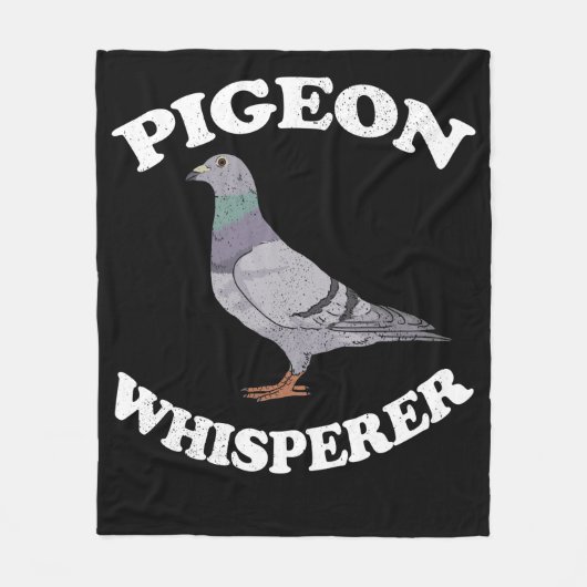 Pigeon Whisperer Pigeon Racing Gift Pigeon Fleece Deken (Voorkant)