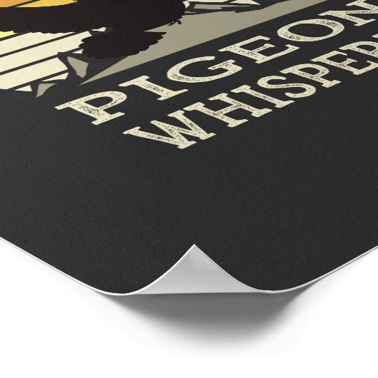 Pigeon Whisperer Poster (Hoek)