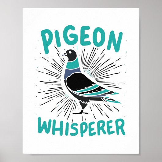 Pigeon Whisperer Poster (Voorkant)