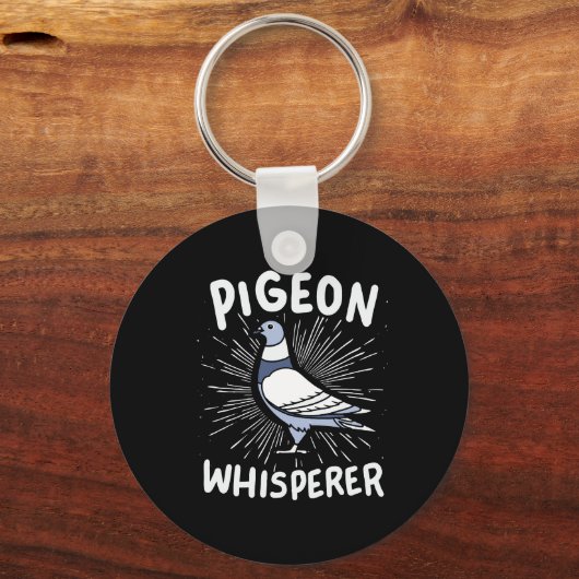 Pigeon Whisperer Sleutelhanger (Voorkant)