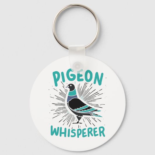 Pigeon Whisperer Sleutelhanger (Voorkant)