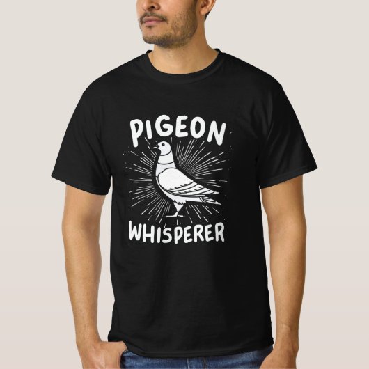 Pigeon Whisperer T-shirt (Voorkant)