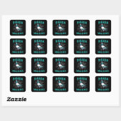 Pigeon Whisperer Vierkante Sticker (Vel)