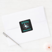 Pigeon Whisperer Vierkante Sticker (Envelop)
