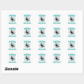 Pigeon Whisperer Vierkante Sticker (Vel)