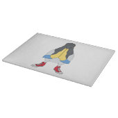 Pigeon with Shoes Snijplank (Hoek)