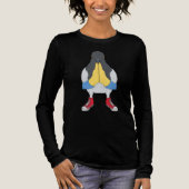 Pigeon with Shoes Tri-Blend Shirt (Voorkant)